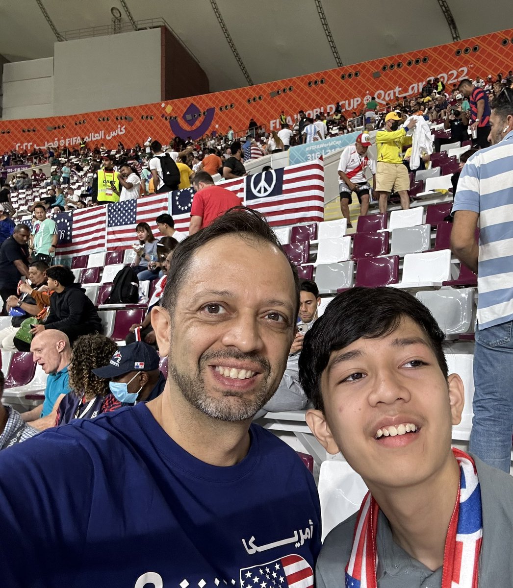Sixth row. #USAvNED an hour away. Many thanks <a href="/sportsroadtrips/">Sean MacDonald</a> for the tip.