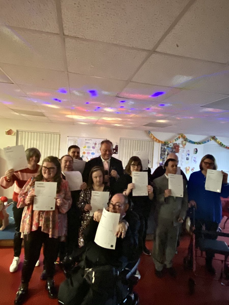 It's International Day of People With Disabilities! It’s like that every day here <a href="/DaisyInclusive/">Daisy Inclusive UK</a> Never let your disability define you! Photo taken last night at our annual awards, everyone in the room was a winner, literally ❤️#disabilityawareness #Liverpool