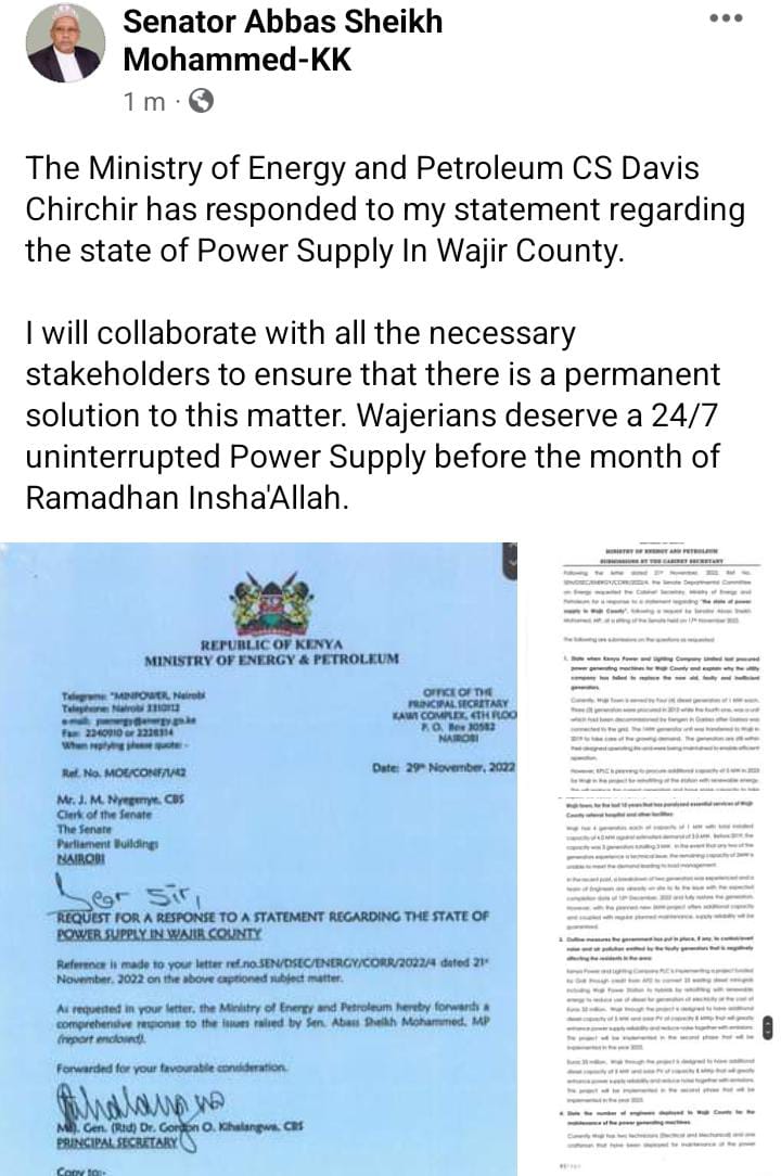 UgasAbdimajid's tweet photo. Well-done mzee senator Abass https://t.co/pveKcAUBjm