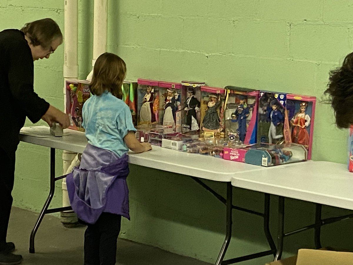 Great day setting up to bring Christmas to needy families in Washington County at Children in Need.
