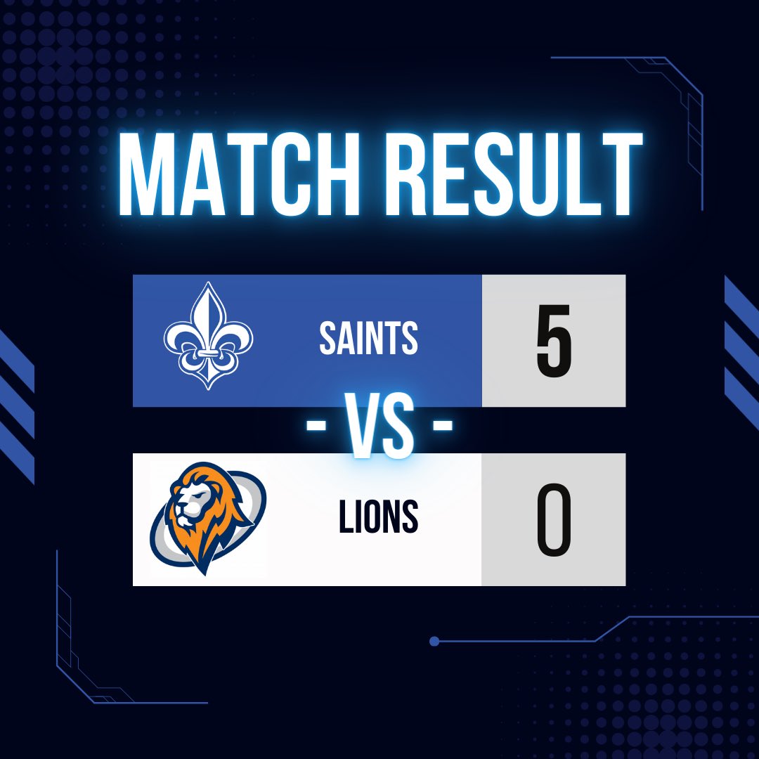 WFHS_BoysSoccer's tweet photo. GAME RESULTS! 
JV followed up with a thrilling 3-2 win over Capitol as well!
Go Saints! https://t.co/GpAo2CWXGk