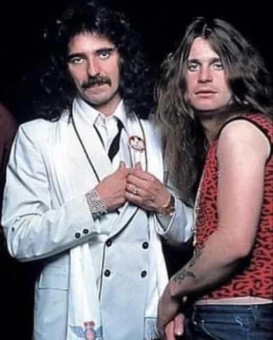 Tony Iommi & Ozzy Osbourne 
Happy Birthday Ozzy 