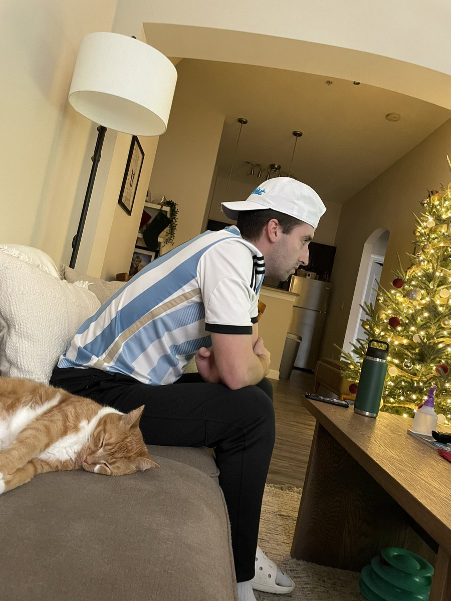 Stressed as he should be. (Our angel will still have a roof over her head regardless, Mom’s got her $$)