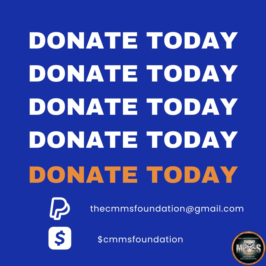 cmms_foundation's tweet photo. DONATE TODAY!

Help our foundation deliver life-changing assistance to people in the MS community.

Donate via PayPal or Cashapp.
#mswarrior https://t.co/r6vnmPDPdw