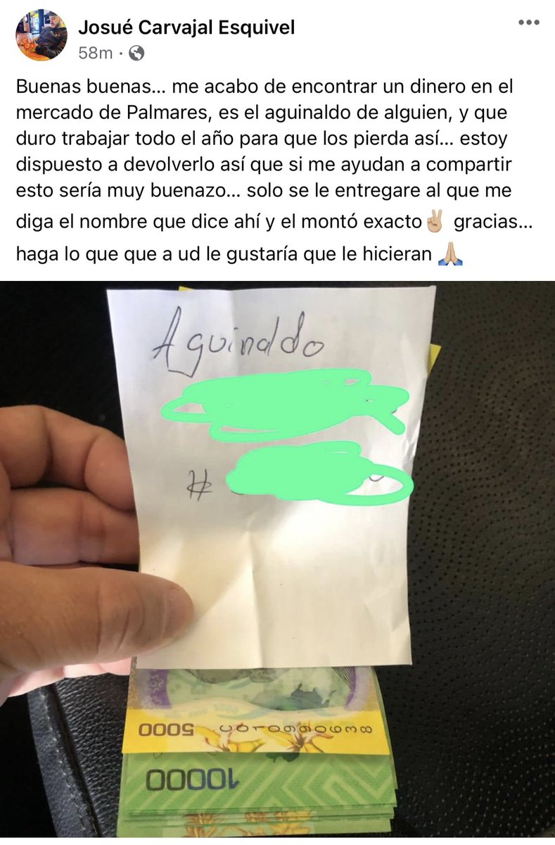 Queda gente honesta 🙏🏽