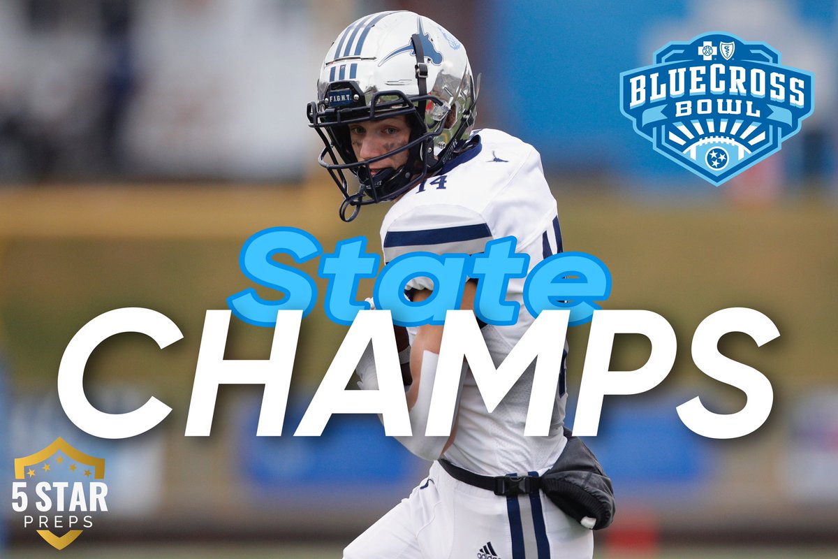 🏆4A State Champions🏆

Anderson County (15-0) wins its FIRST state championship in program history. 

Mavericks knock off Pearl-Cohn, 34-30