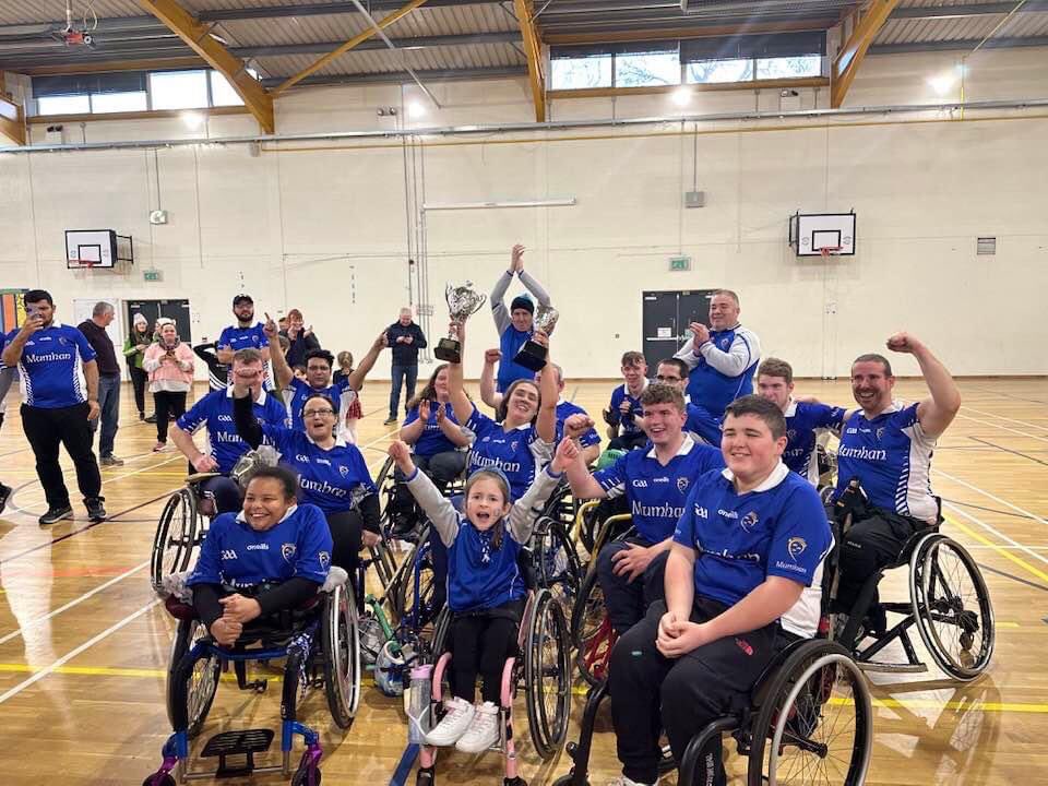 On International Day of Persons with Disabilities we visited 🎅🏻 in <a href="/CrokePark/">Croke Park</a> &amp; the GAA Museum today - looking forward to seeing the future of wheelchair hurling / camogie feature here in time <a href="/club_munster/">Munster Wheelchair Hurling Camogie Club</a> #PurpleLights22 #IDPwD22