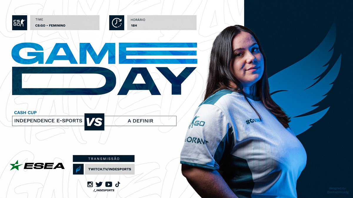 _indesports's tweet photo. 💙 ✨ F I N A L M E N T E ✨ 💙

Realizando nossos sonhos e o desejo de ver um joguinho, as meninas entram em campo no final da tarde para a Cash Cup desse sabadão! 

⏰ 18h00
🆚 A definir
▶️ https://t.co/kFTXyHgKpA

#goIND https://t.co/OceNAVuhXj