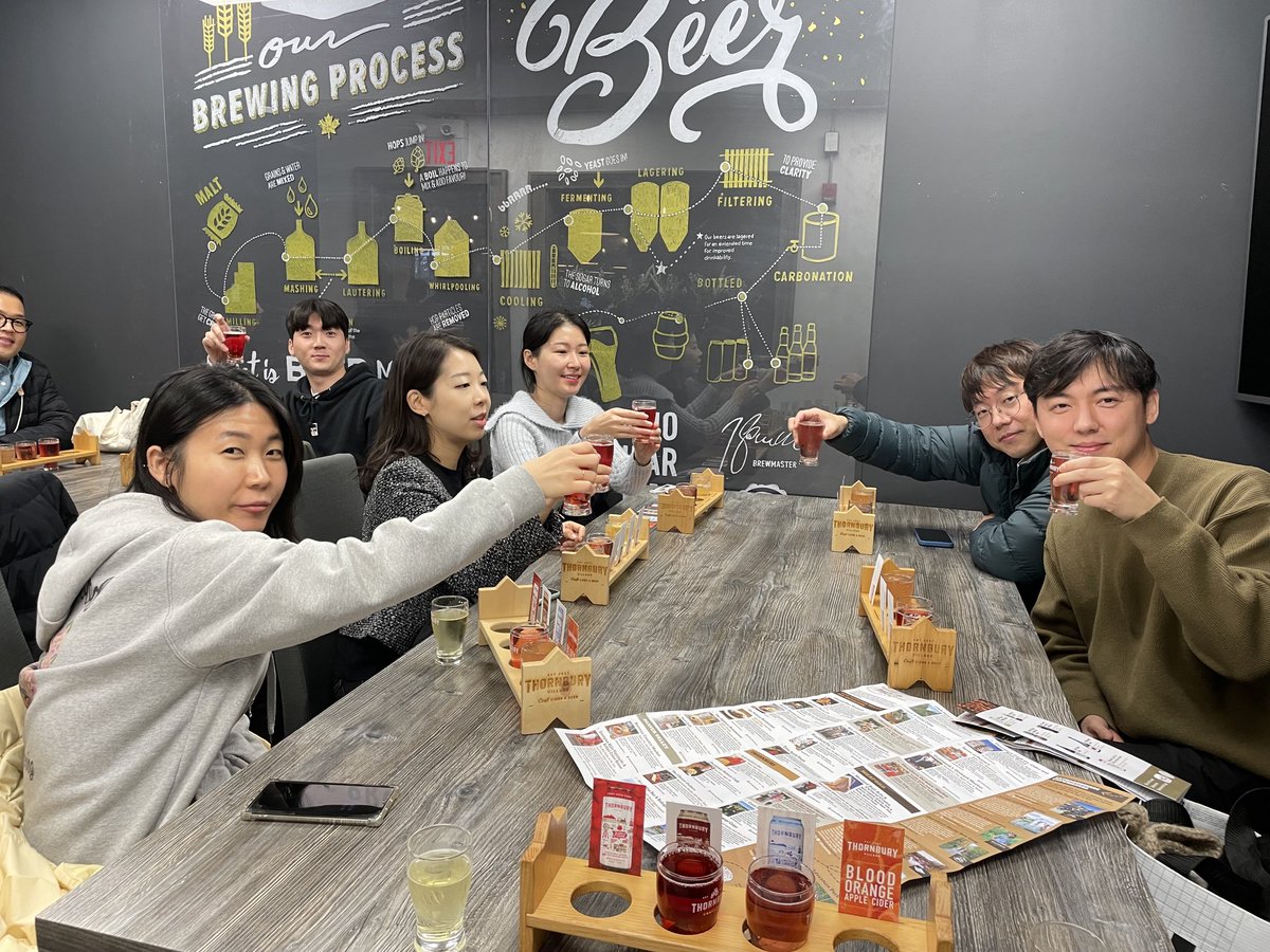 Excited to welcome back international travel trade and the first fam from Korea! #tourismmatters ⁦<a href="/OntarioTravel/">Destination Ontario</a>⁩ ⁦<a href="/DestinationCAN/">Destination Canada</a>⁩ ⁦<a href="/BlueMtnResort/">Blue Mountain Resort</a>⁩ ⁦<a href="/BlueMtnVillage/">Blue Mountain Village</a>⁩ #ApplePieTrail ⁦<a href="/ThornburyCraft/">Thornbury Cider&Beer</a>⁩