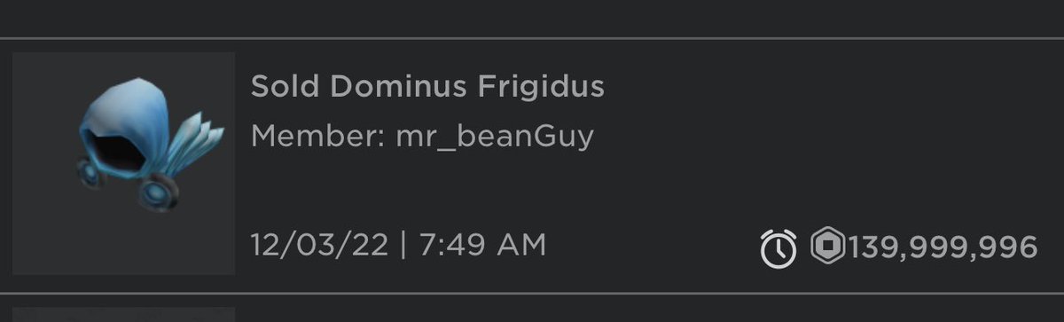 Samuel Jordan on Twitter: "A rare @Roblox limited item the “Dominus