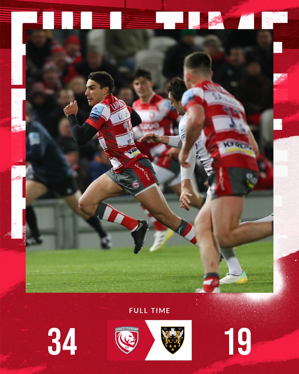 That's full-time!

A big bonus-point win!

🍒 34 - 19 😇  // #GLOvNOR