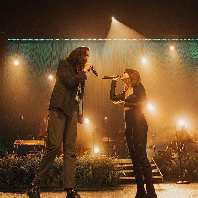 daily hozier pics & vids on Twitter: "hozier & maren morris performing