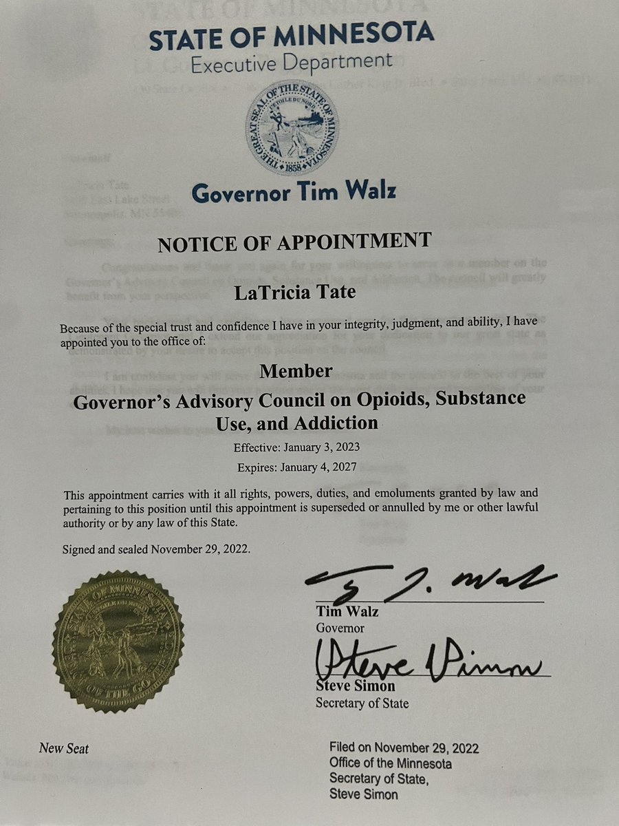 We are so proud of you Ms. Tate! Ms Tate looks forward to representing the African American community.