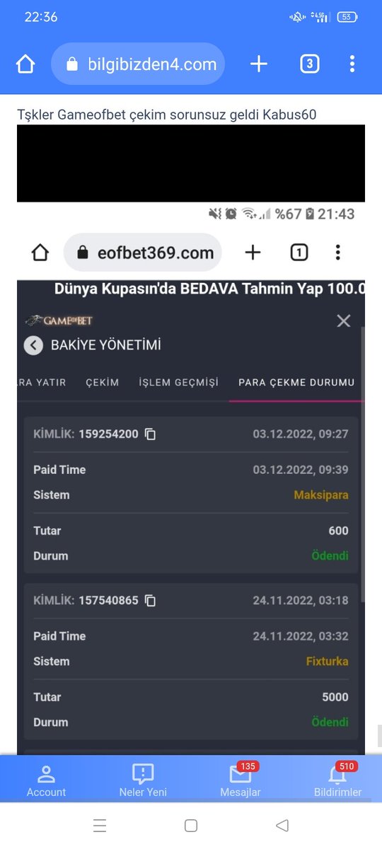 60kabus60's tweet photo. @Gameofbet_tr 
Bilgibizden
Kabus60 https://t.co/dMKMOr9VzA