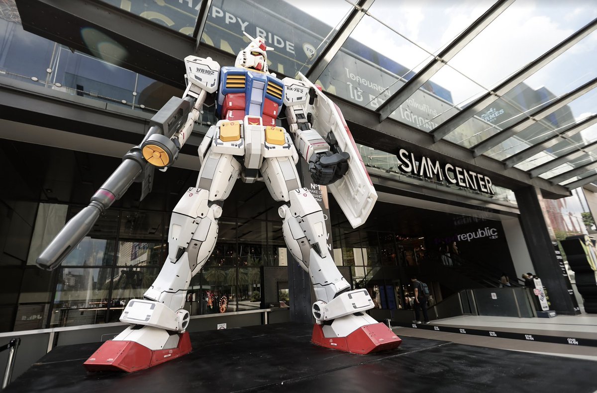 nimitnation's tweet photo. 1/3) We are happy to announce that in the past few weeks we have secretly designed 2 Gundams for the 1st Anniversary of Gundam Base Thailand. 🚀⚡️ https://t.co/eAwqqVT3KT