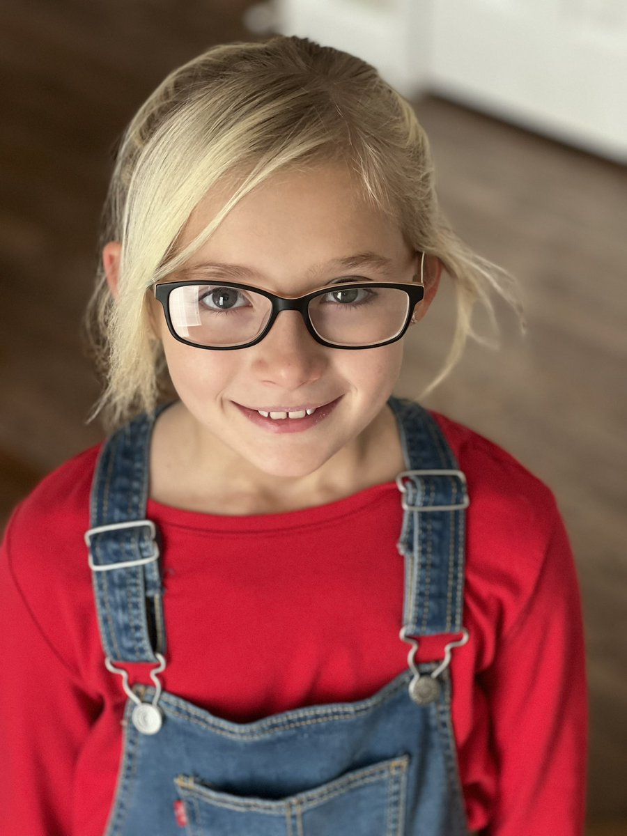 “Hey mom, look at my new overalls! I’m like mini Bill!” 😂 <a href="/arcottonman/">Bill Robertson</a> 

She’s been wanting these for a minute now! Ha!