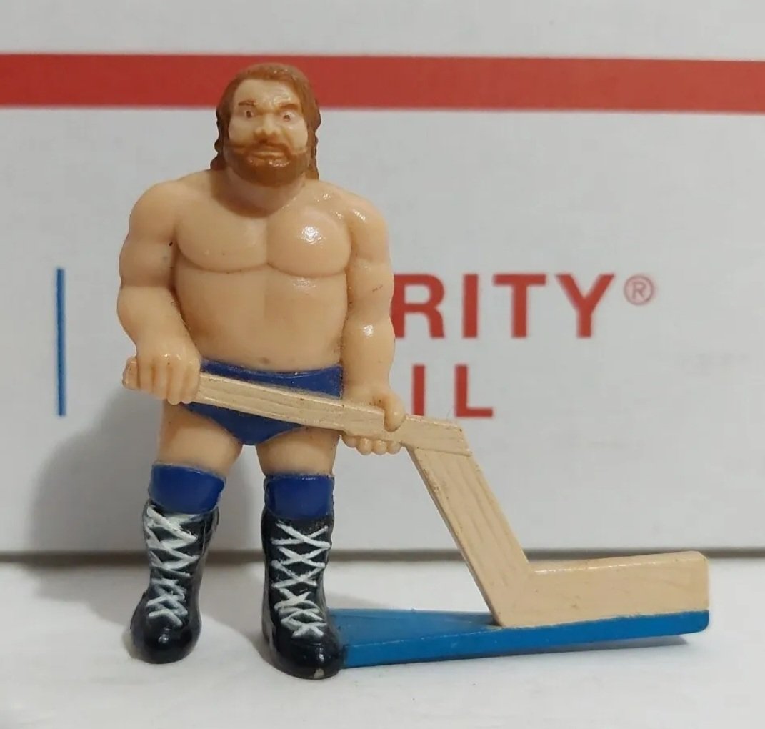 RealHacksawJim's tweet photo. Probably the most unique piece of merch I've ever been part of!
Don't tell me you didn't have one, tough guy!
#WWE #Wrestling #hockey https://t.co/mnx27SCgyz