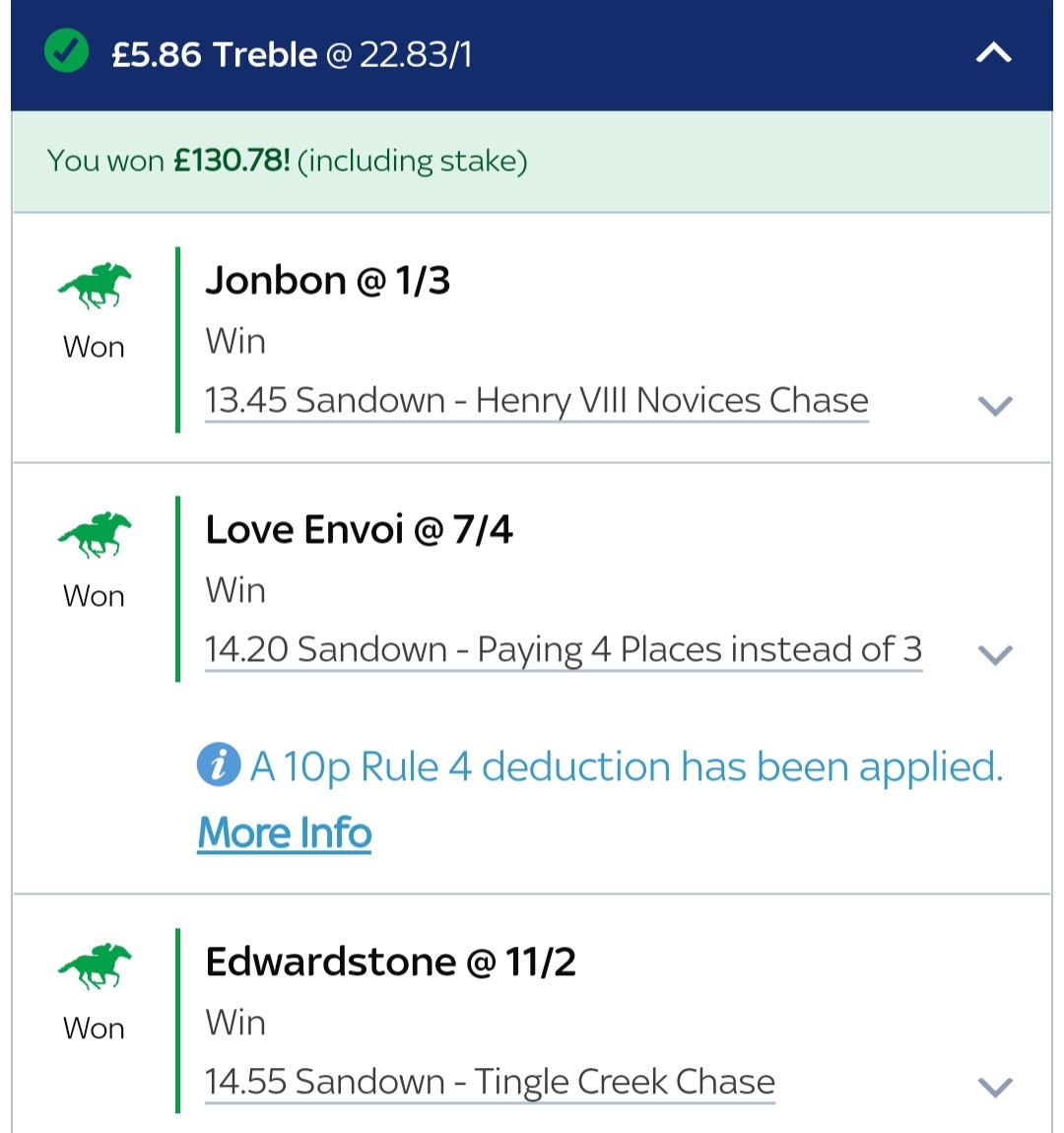 robdean18's tweet photo. Another good Saturday 💥💥💥 #treble #trackedhorses https://t.co/HKWbFHzapW