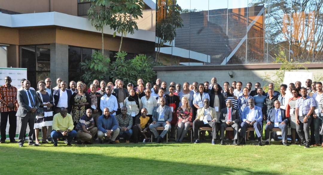 GDCKenya's tweet photo. The 44 participants from 11 countries received their certificates after undergoing a three-week training on the entire geothermal process from exploration to production. #GROGTPShortCourseVI https://t.co/OE13vokrO5