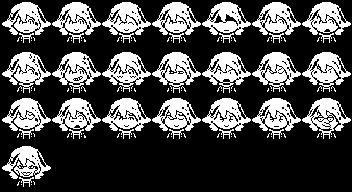 Deltarune_RW's tweet photo. We're still hard at work! Prologue is coming along nicely, some sneakpeaks for talksprites!!

#DELTARUNE #DELTARUNEAU #deltarunefanart https://t.co/okfqp4wllB