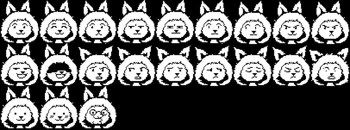 Deltarune_RW's tweet photo. We're still hard at work! Prologue is coming along nicely, some sneakpeaks for talksprites!!

#DELTARUNE #DELTARUNEAU #deltarunefanart https://t.co/okfqp4wllB