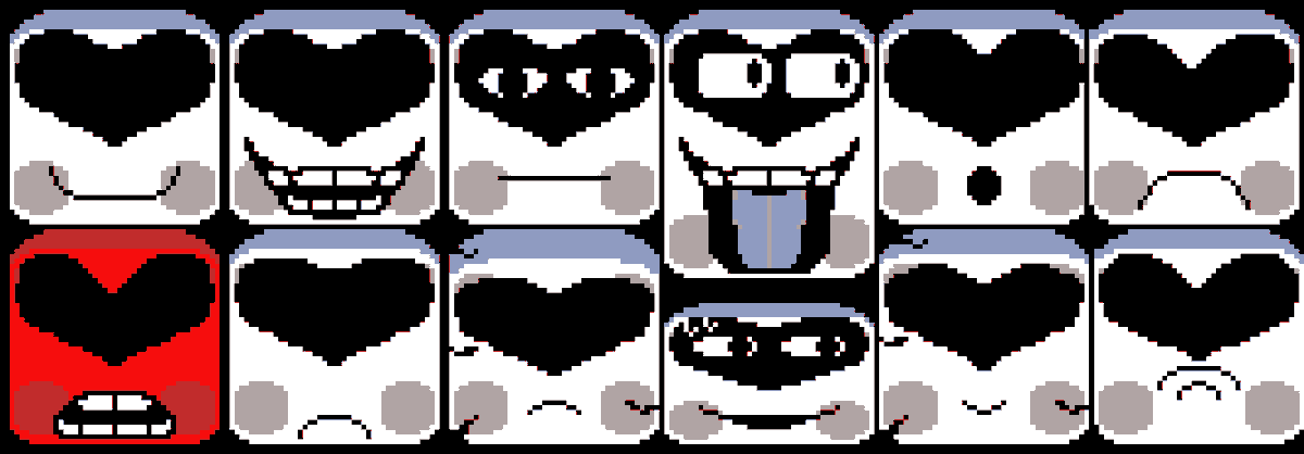 Deltarune_RW's tweet photo. We're still hard at work! Prologue is coming along nicely, some sneakpeaks for talksprites!!

#DELTARUNE #DELTARUNEAU #deltarunefanart https://t.co/okfqp4wllB