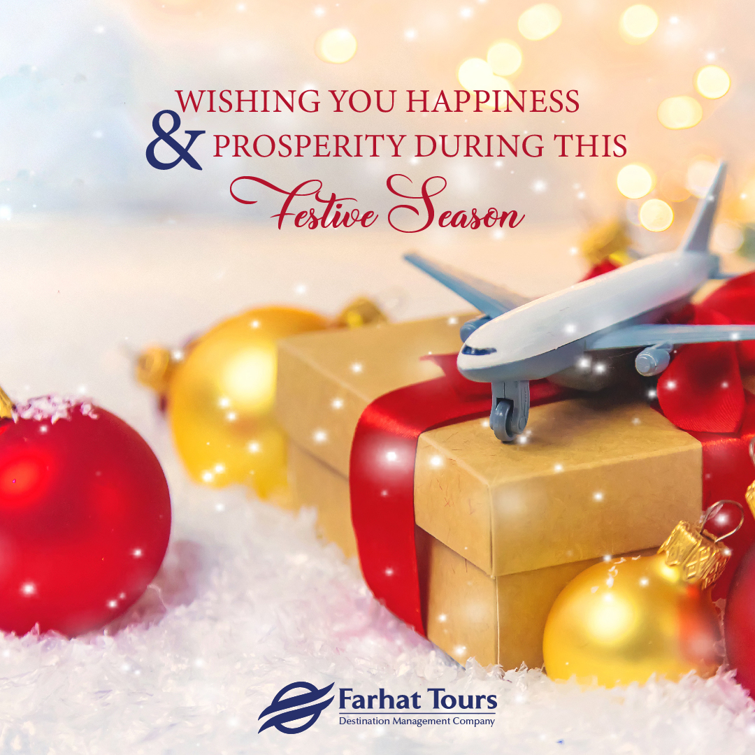 FarhatTours's tweet photo. Season’s greetings to one and all! May all the happiness and positive energy of the holiday season remain in our hearts always.
#seasongreetings #happyholidays #seasonsgreetings2023 #festiveseason #winter #holidayseason #happyholidays2022 #spreadjoy #christmas #farhattours https://t.co/4qUIVZPSmL