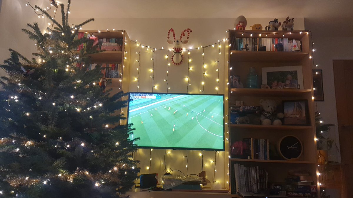 2ndthoughttank's tweet photo. So I'm definitely showing my age, but are smart Xmas lights a thing now? Cause I just sat down thinking - good job Nick, 3 sets of lights on different switches. You're fancy now. But I'm probably not https://t.co/tzlJzC6rZG