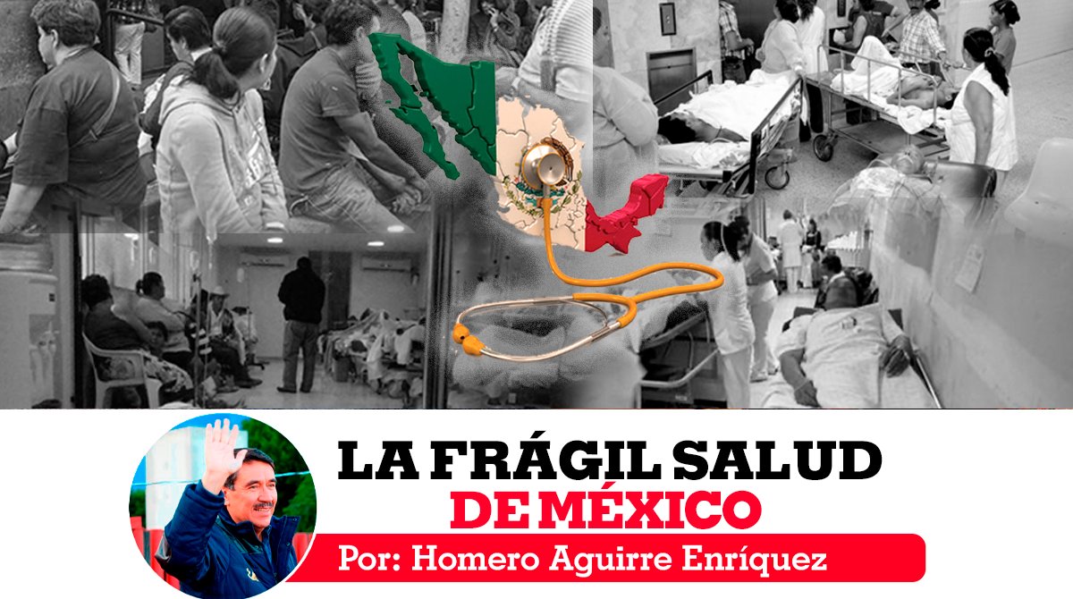 HomeroAE's tweet photo. La frágil salud de México. "Hace falta organizarnos y dar la vida por llevar a México al hospital de la historia para que se convierta en una patria grande, rica, sana y justa para todos". Te invito a leer mi opinión https://t.co/T89XyBH3e5 https://t.co/2wJVu7YP9J