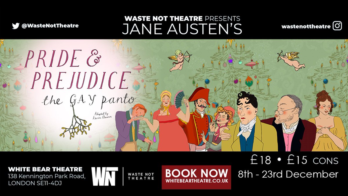 pubtheatres1's tweet photo. CHRISTMAS TREATS: 

A CHRISTMAS CAROL @BrocJackTheatre 13 - 30 Dec 

21 ROUND FOR CHRISTMAS @PengeTheatre 
5 - 16 Dec 

PRIDE &amp; PREJUDICE: Gay Panto @WhiteBearTheatr 
8 - 23 Dec

The Grotto @draytonarmsSW5 
13 - 30 Dec

See all recommended shows https://t.co/ny9DoopdSI https://t.co/1tLv0cjeaK