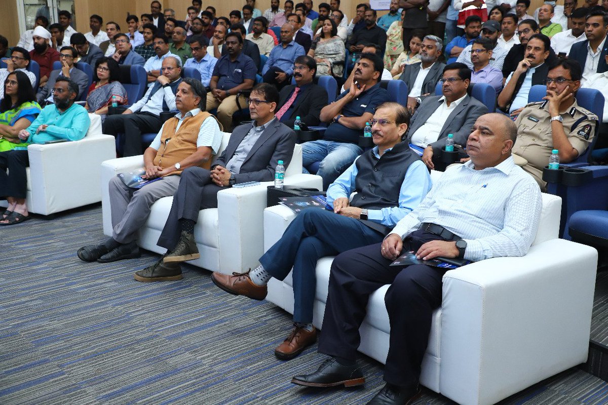 yedula_krishna's tweet photo. It was a great moment of pride for Cyberabad Security Council and Telangana Police for the Launch of TSPCC - Telangana State Police Centre of Excellence for Cyber Safety by Hon'ble Minister Sri KT Ramarao garu and Hon'ble Minister for Home Sri Mohd. Mahmood Ali garu
@KTRTRS https://t.co/iEP0AJTjYT