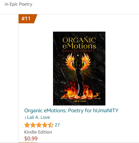 test Twitter Media - WOW! Look what's ranking #11 on Amazon's #Bestseller list in #Epic #poetry!

#organic #emotions is the perfect gift of #love for the #holidays. 🎁

#GiftIdeas #poetrycommunity #readingcommunity #BookTwitter #poema #transformation 

@ravensnrosespub 

https://t.co/MH1duE4LZX https://t.co/OorXBD4HBq