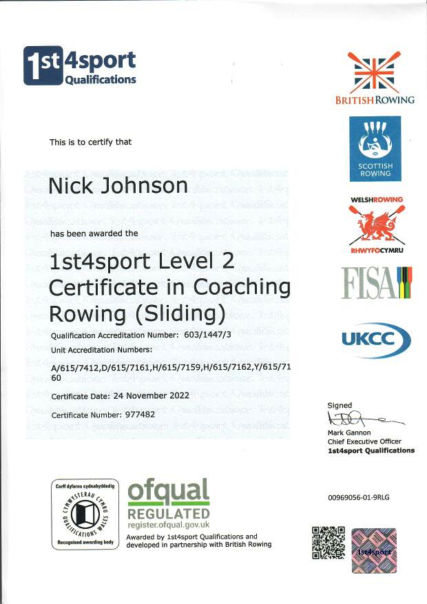 wheezer_johnson's tweet photo. Super chuffed to get my level 2 certificate in the post this morning (was fully expecting a scruffy PDF by email).  Thanks to JC @jesusboatclub for leading the course and @IOERC and @elycollege for giving it purpose.  Not forgetting the external assessor #SteveCasey. https://t.co/89uL0JU4pu