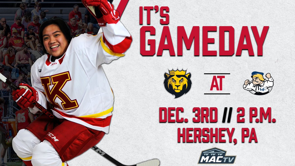 WIH | CHOCOLATETOWN THROWDOWN @KingsWHockey wraps up the 2022 portion of their schedule in the second game against Lebanon Valley in Hershey, PA. Puck drop with the Flying Dutchmen at 2 pm! #MonarchNation // #EarnTheCrown