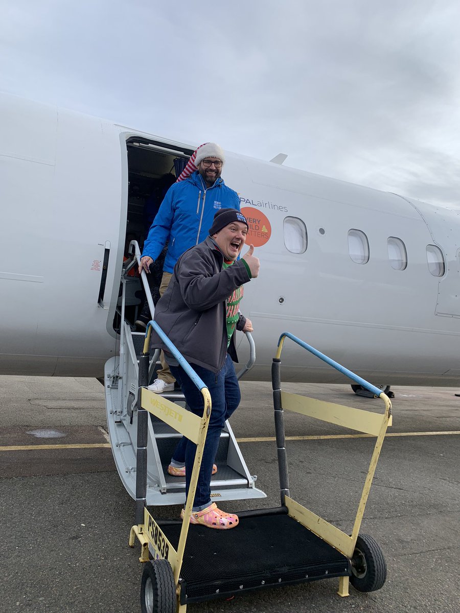 DunphyKenton's tweet photo. Thanks to Toys For Big Boys, Moncton Honda, Kathy Nutter of the Mortgage Centre, SE Mutual Insurance , Kent Discount Centre, PAL Airlines and Moncto Airport #PAL #flightToTheNorthPole #NewCountry969 https://t.co/TPiLjXnclO