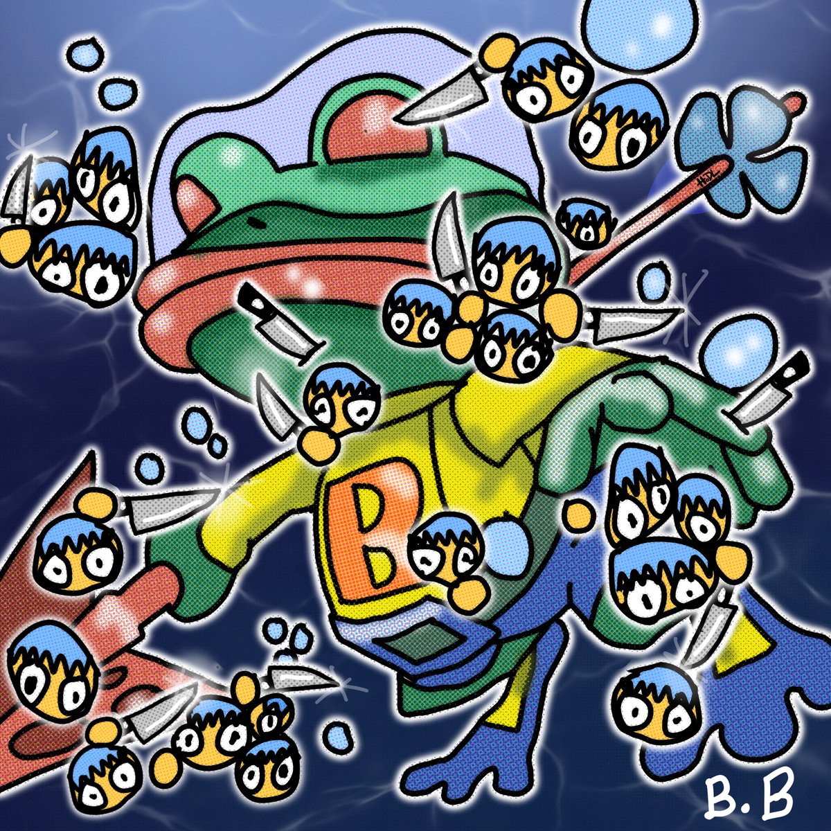 GM 🐸🔪
Submarine Bags, in collaboration with <a href="/HODLsolana/">𝖍𝖔𝖉𝖑</a>, is live now on <a href="/formfunction/">Formfunction</a> 
Link below and in bio