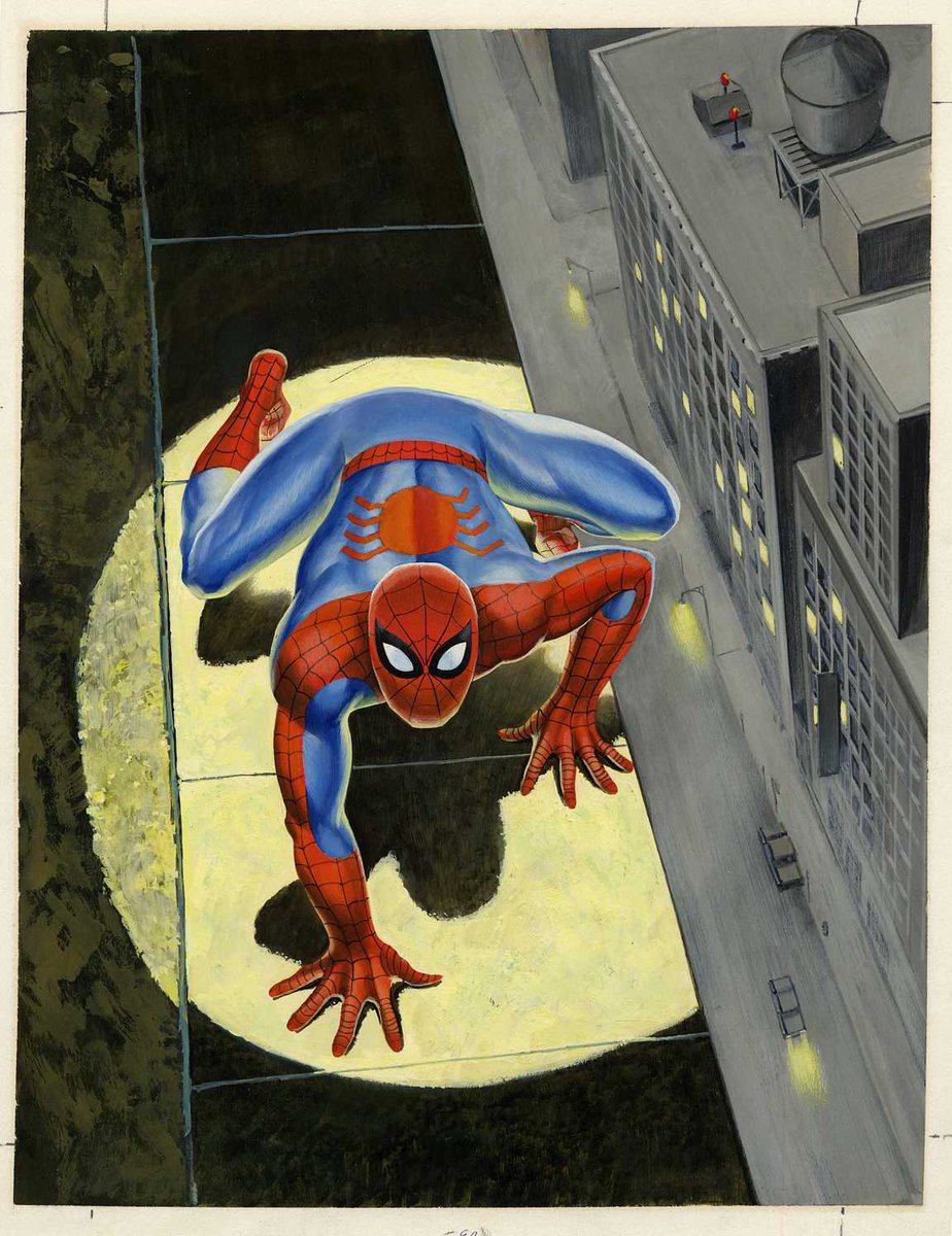 RT @spideymemoir: Spider-Man in the spotlight, art by John Romita! https://t.co/wKNTKvdzqD
