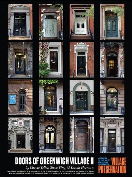 Just in time for the holidays, we’ve got these great new “Doors of #GreenwichVillage” posters in our online merchandise shop. All proceeds support our work: villagepreservation.org/get-involved/s…