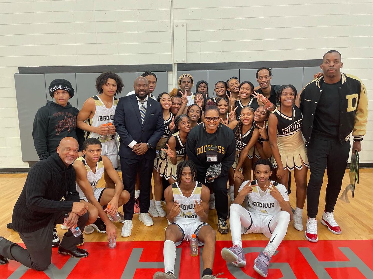 Shout out to <a href="/_AstrosMensBall/">AstroBasketball</a> the WIN last night over Midtown!! Check out our amazing principal, basketball coaches, players and cheerleaders after the game!! In ASTRONation we are building something BEAUTIFUL!! Let’s go! <a href="/forrest_taylor1/">Forrest Taylor</a> <a href="/CoachAllen_FDHS/">Alana Allen</a> <a href="/FDHS_Athletics/">Frederick Douglass ATL Athletics</a>