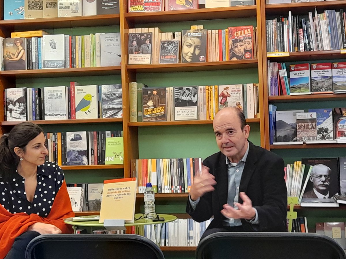 Hoy ha sido la presentación del libro sobre museología crítica. Muchas gracias a Marisa Grau y a todos los que han venido