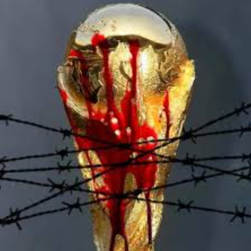 Remco_XXX6's tweet photo. #BoycottWorldCup2022
#BoycottQatar2022
#WorldCupOfDeath
#HumanRightsViolations
#ModernSlavery
#IDontWatch #IkKijkNiet
#argaus
@FIFAcom @KNVB
@FIFAWorldCup https://t.co/UROdv5SF9w