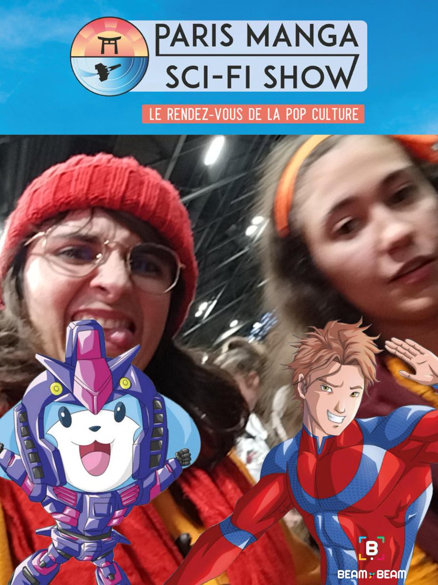 MelissaThibault's tweet photo. Je suis à @ParisManga avec @BeamBeamApp ce week-end !
#SciFiShow #PM32 https://t.co/JOqJhaaxS4