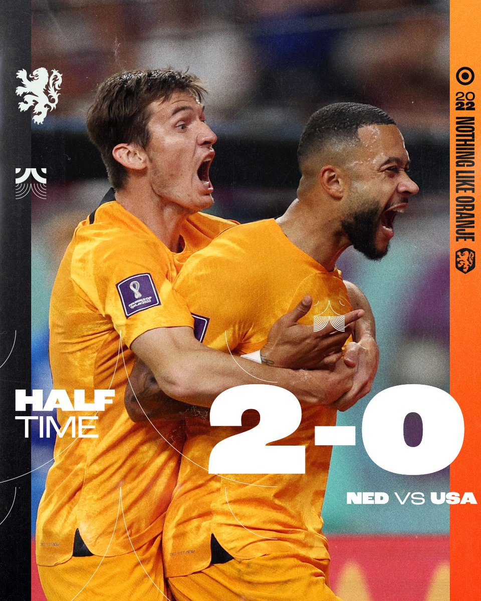 Let's settle this in the 2nd half! 💪

#WorldCup #NEDUSA
