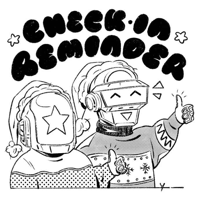 ✨🎄🎁🤖DPX REMINDER 🤖🎁🎄✨
Hello! This is just a general reminder to participants that the halfway check in will be taking place next week on Saturday, December 10th! Looking forward to it!! #DPX23 
