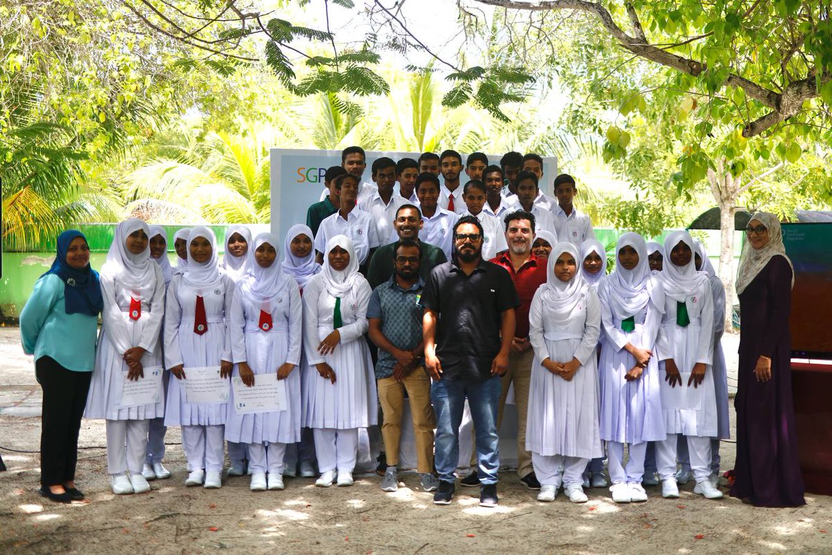 UNDPMaldives's tweet photo. Nadella is addressing the challenges of waste management with solar ☀️ solutions. 
Solar energy has the potential to reduce emissions, cutting down cost of electricity and oil, curbing pollution and create a surplus of electricity to the grid. https://t.co/ex9525IByk