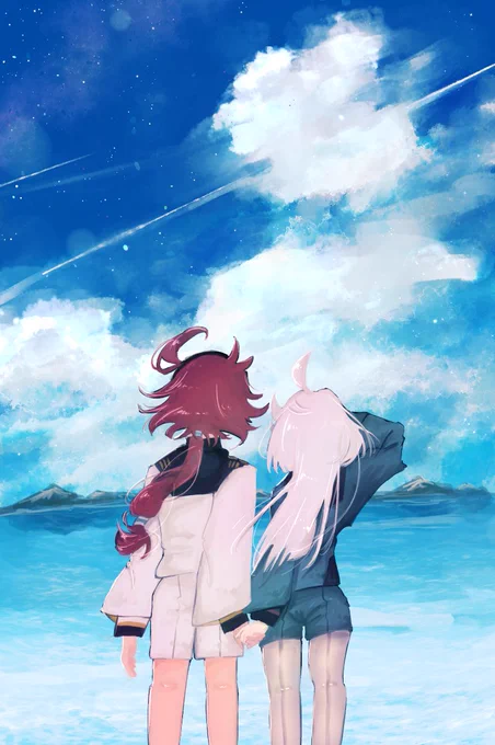 スレミオ地球に行ったら一緒に海とか見てほしい#水星の魔女 