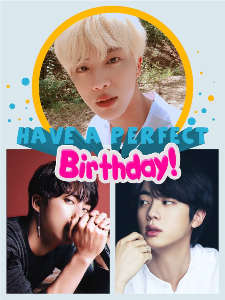 #HappyJinDay
#WorldWideHandsomeJinDay
#HappySeokjinnieDay
#JinOurHappiness
#JinOurDecemberStar
#TonightAndAlwaysWithJin 
#TonightYoureOurStar
#SilverVoiceJin 
#VocalKingSeokjin
#RockJinDay
#OurFlowerofDecember