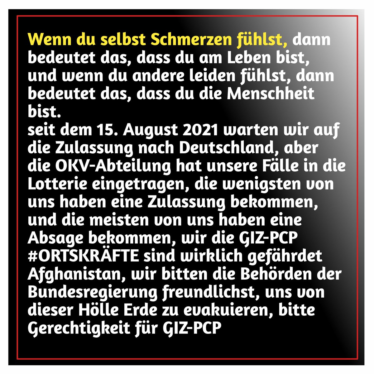Wir bitten Sie, das Textbild sorgfältig zu lesen, bitte ignorieren Sie es nicht