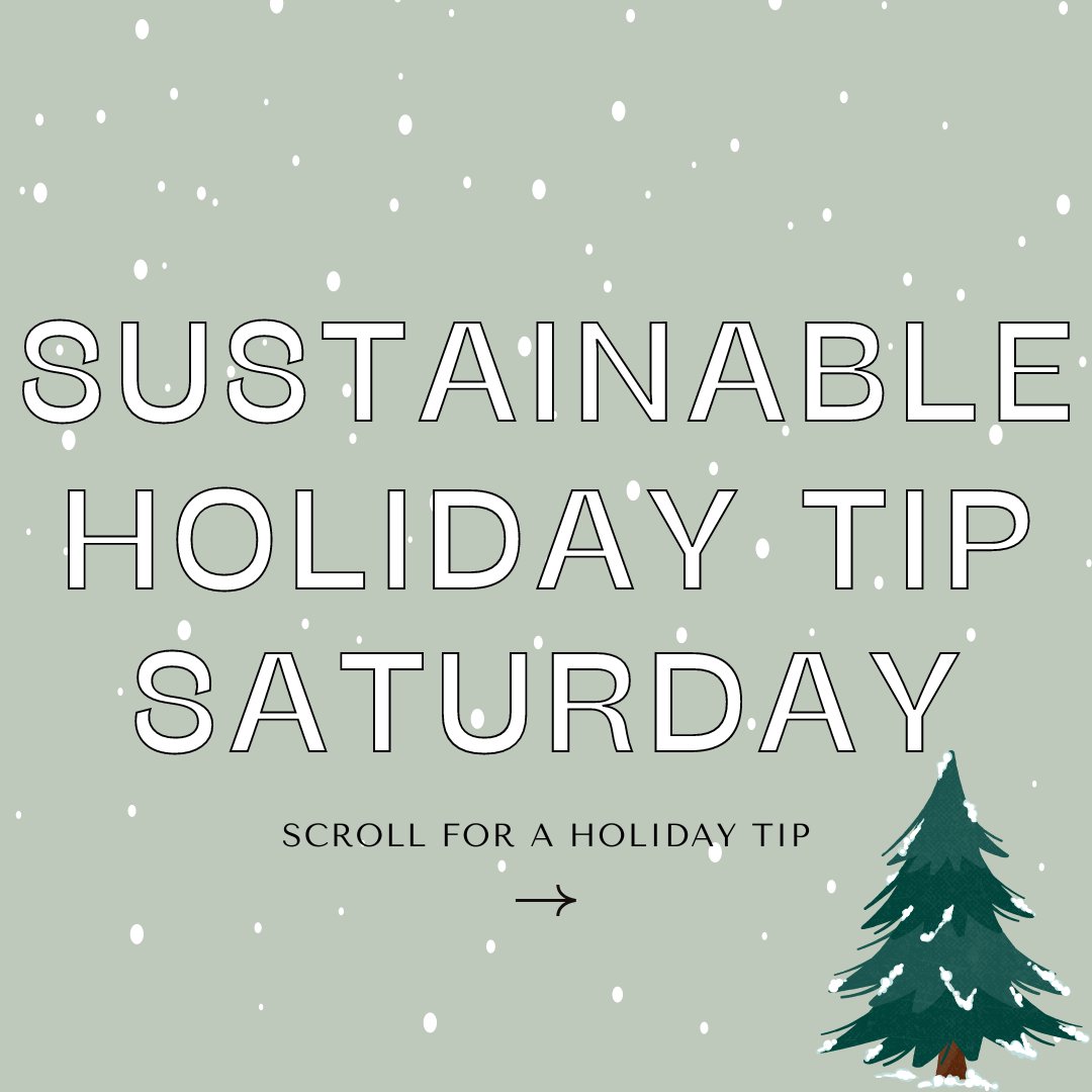 SustainableTAMU's tweet photo. Every Saturday in December, we will be sharing a Sustainable Holiday Tip! Today we have a Sustainable Decorating Tip! 🎄

#sustainability #tamu #aggies #sustainabledecorating #gigem #collegestation #decoratingtips #holidaytips #greentips #holidays #holidayszn https://t.co/kxzBruaZvp