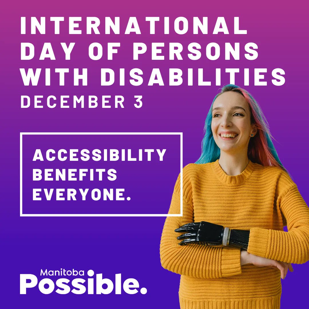 Today is International Day of Persons with Disabilities (IDPD). Today is a great day to remember: accessibility benefits everyone.

What do you want to learn about disability issues or culture? Comment below!

#IDPD #IDPwD #IDPD2022 #Disability #Inclusion #Accessibility
